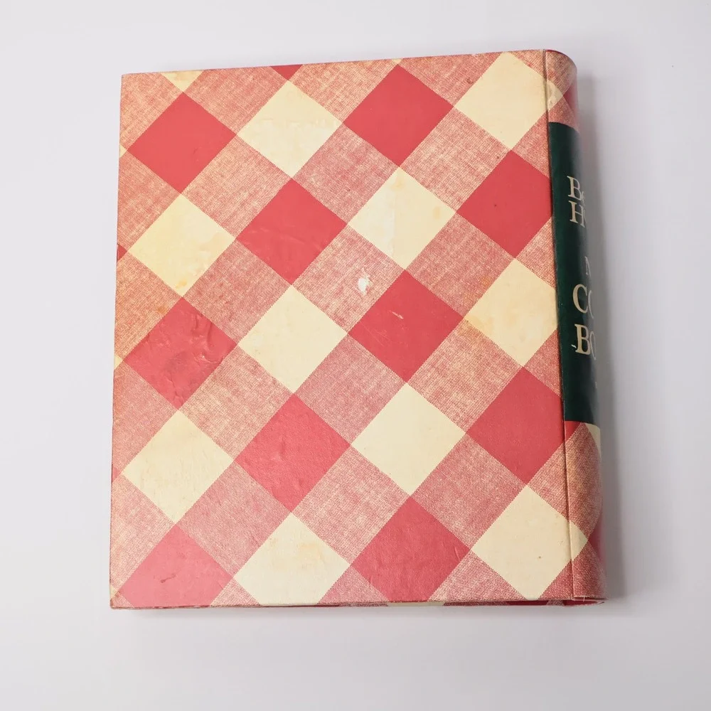 Better Homes & Gardens 'New Cook Book' Vintage Red Gingham Ring Binder Meredith